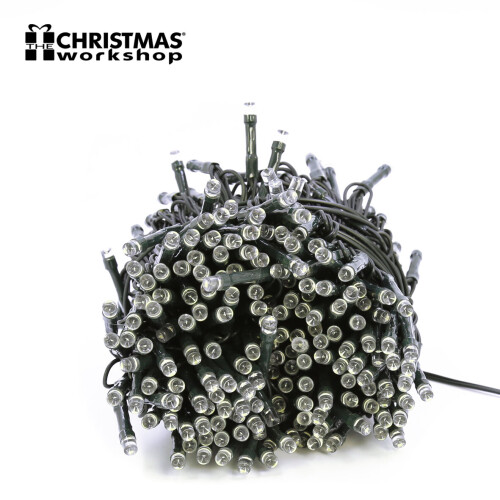 The Christmas Workshop 77470 200 Bright White LED Chaser Christmas Lights 1