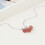 New Personality Simple Strawberry Crystal Anklet 2