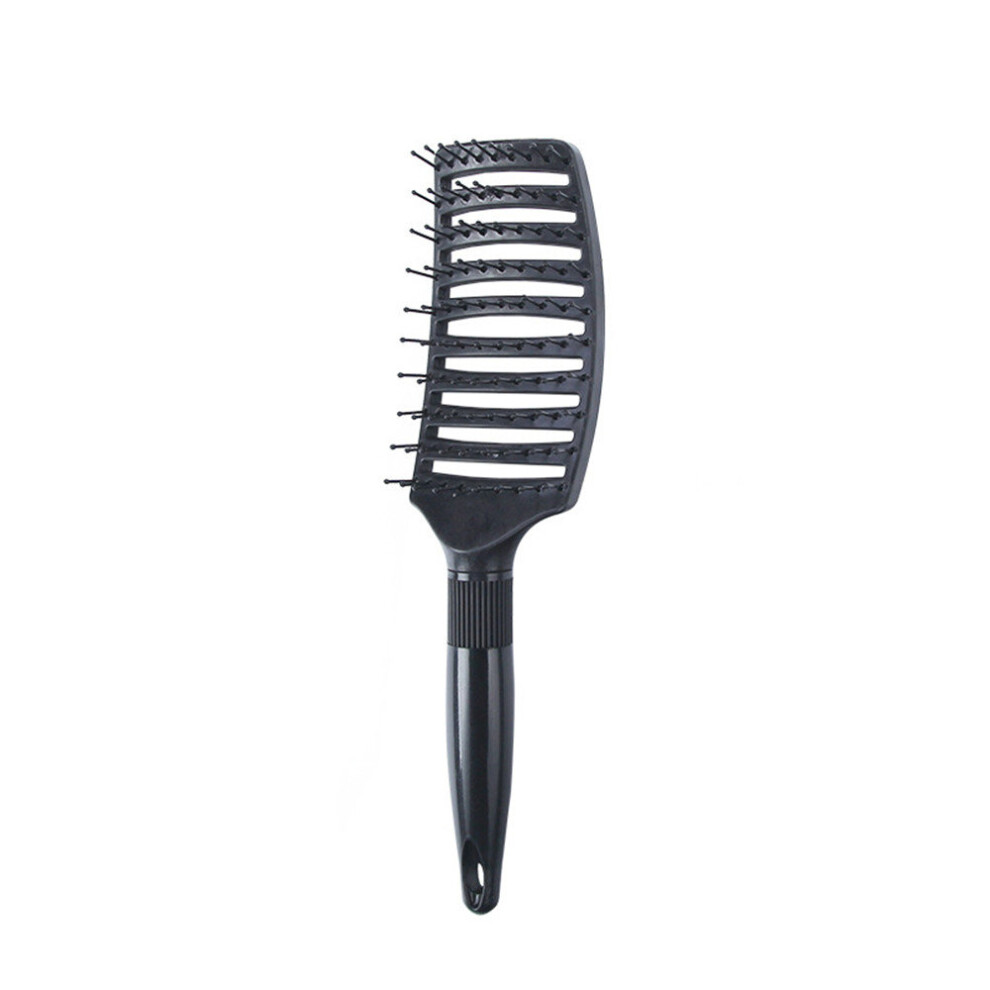 3Pcs Smooth Hair, Wide Teeth, Big Curved Hair Comb, Curly Hair Style, Fluffy Comb, Curved Massage Air Cushion Comb