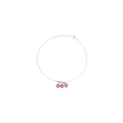 New Personality Simple Strawberry Crystal Anklet