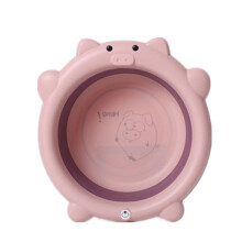 2Pcs Portable Washbasin Baby and Young Children Foldable Washbasin Cartoon Multifunctional Household Hygienic Children's Footbath
