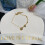 Double Bead Chain Hollow Smiling Face Anklet 2