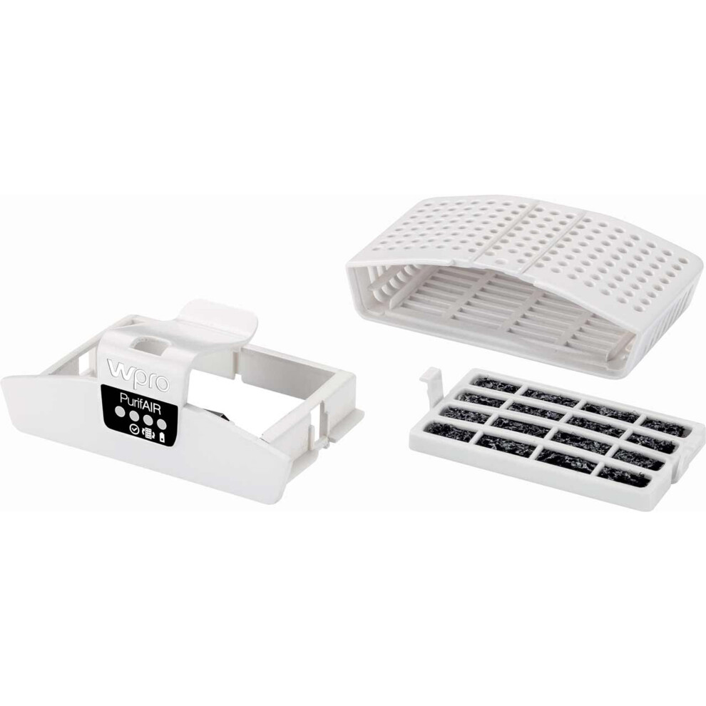 Wpro Purifair Fridge Air Filter Kit - Easy Replacement For Fresh, Clean Refrigerator Air