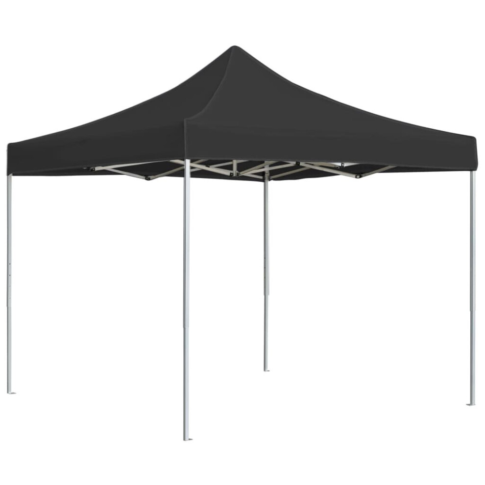 Garden Furniture Set Professional Folding Party Tent Aluminium 3x3 m Anthracite