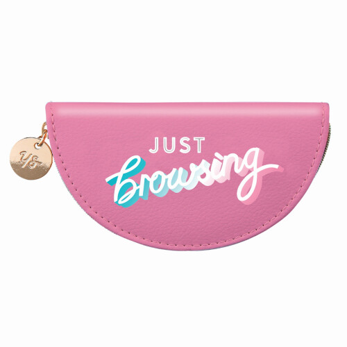 Yes Studio Just Browsing 4 Piece Eyebrow Shaping Tools Kit Zip Up Pouch