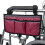Wheelchair Multi-pocket Side Hanging Bag Storage Pouch with Reflective Strip 4