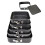 5Pcs Non Stick Square Cake Trays with Removable Base, Spring-Form Quick Release - 20-28cm Set (Black) 1