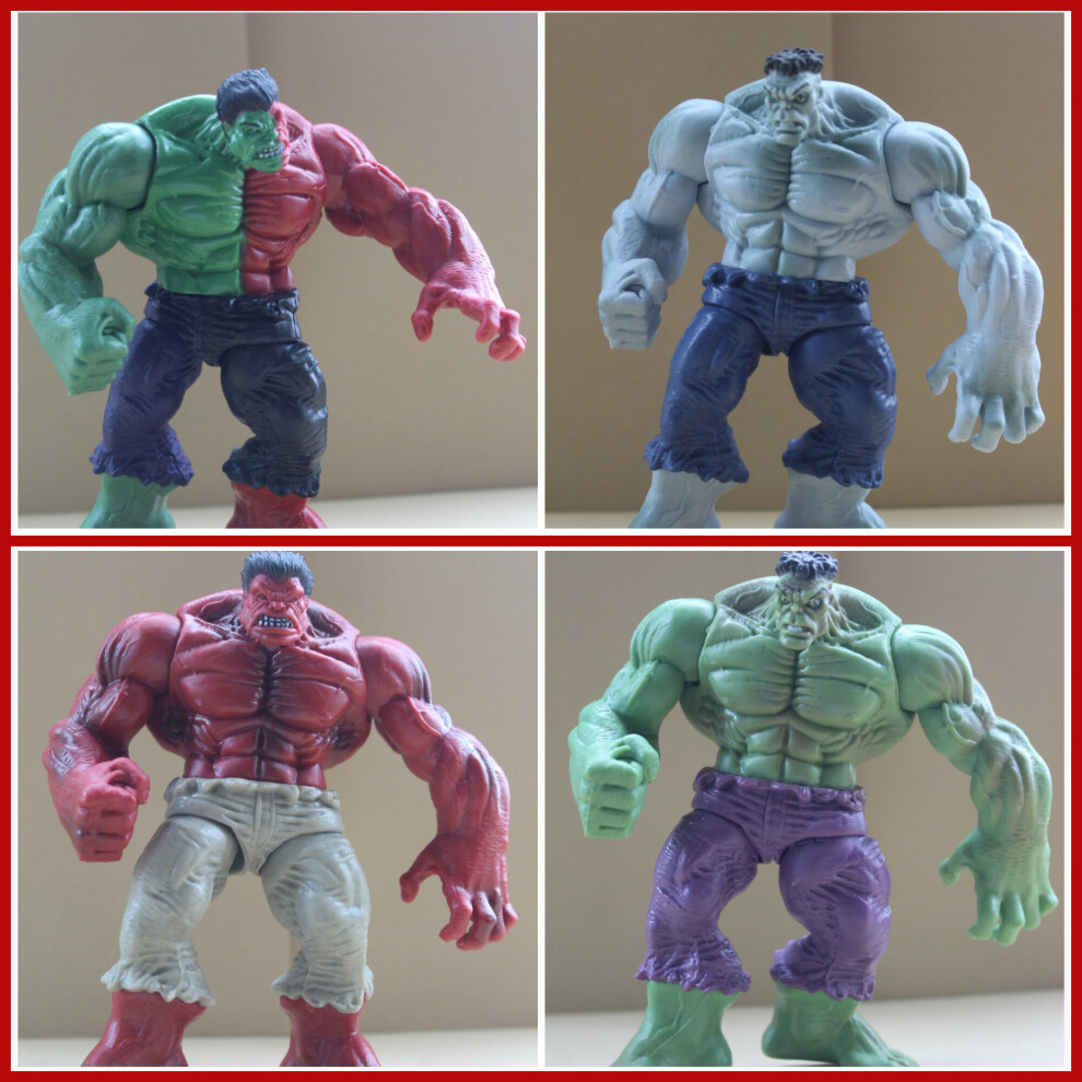 Avengers Super Hero Incredible Hulk Action Figures 4 Pack