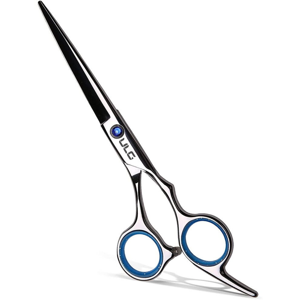 Ulg Hair Cutting Scissors Shears, Professional Barber 6.5 Inch Hairdressing Scissor Salon Razor Edge Hair Cutting Shear Japanese Stainless Steel With