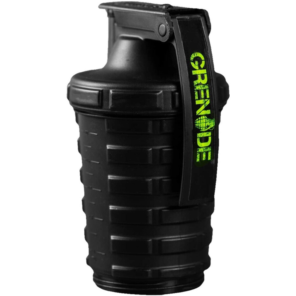 Grenade Shaker with Capsule Storage Facility, Black 