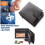 RFID Blocking Mens Soft Leather Wallet with Back Zip Compartment 11cm x 9.5cm x 1.5 cm - Black 2