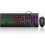 RK400 Rainbow LED Backlit Gaming Keyboard Mouse Combo Bundle UK Layout Black 9