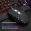 RK400 Rainbow LED Backlit Gaming Keyboard Mouse Combo Bundle UK Layout Black 4
