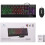 RK400 Rainbow LED Backlit Gaming Keyboard Mouse Combo Bundle UK Layout Black 7