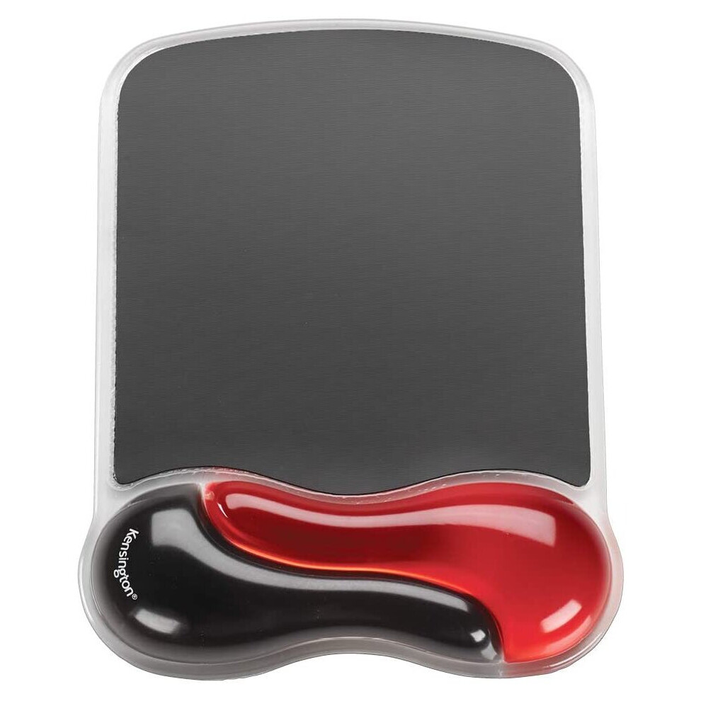 Kensington Mouse Mat With Wrist Support - Ergonomic Duo Gel Mouse Mat, Compatible With Laser And Optical Mice For Comfort When At Computer, Laptop, Of 699625968903