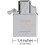 Zippo Zippo Unisex's Butane Lighter Insert-Single Torch, Chrome, One Size 6