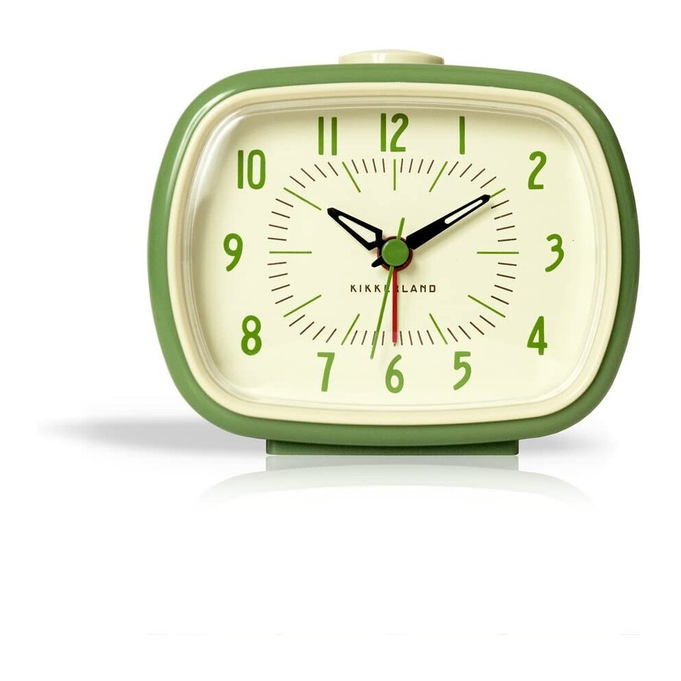 Kikkerland Sveglia Retrò, Verde, Abs-image