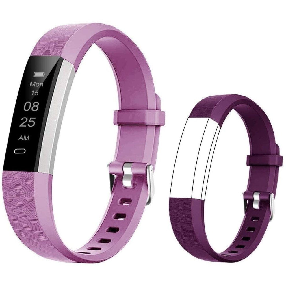 Biggerfive Fitness Tracker Watch For Kids Boys Girls Teens, Pedometer Watch, Activity Tracker, Sleep Monitor, Calorie Counter, Silent Alarm Clock, Ip6 795802763030