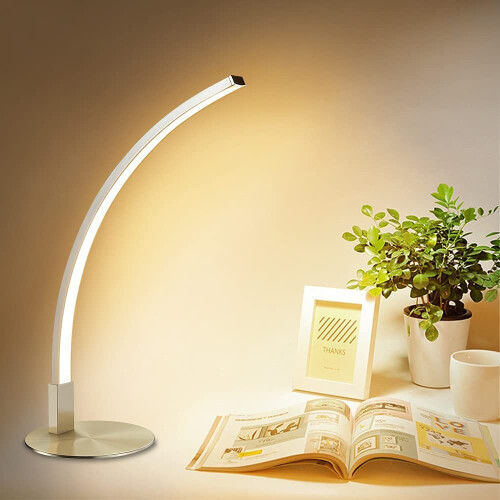 Student deals desk lamp