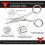 BEARD NINJA - Professional Beard Scissors for Men. Moustache & Beard Trimming Scissors +PU Leather case. Beard Grooming kit. Sharp Scissor - Precise S 2