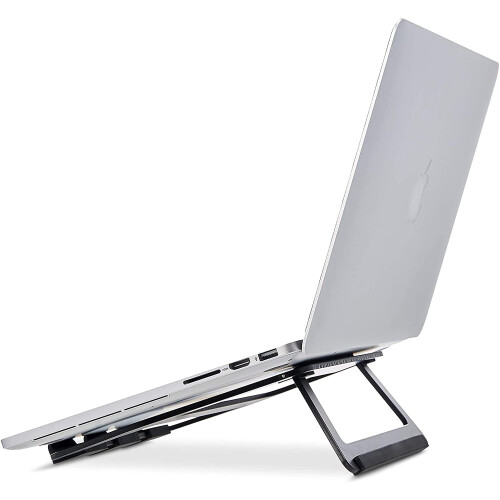 Amazon Amazon Basics Aluminium Foldable Laptop Stand for Laptops up to 33 cm (13"), Black