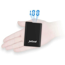 JvGoal Power Banks 12000mAh Portable Charger Mini External Battery Pack with LCD Digital Display 2 USB Ports Phone Charger for iPhone X 8 7 6s 6 Plus,
