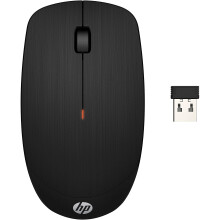 HP Wireless Mouse X200 2.4 GHz USB Receiver, 18-Month Battery, Ambidextrous, Windows PC, Notebook, Laptop & Mac Compatible - 6VY95AA#ABB