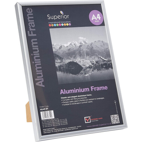 Seco ALA4-SV Aluminium Frame, Metal, Silver