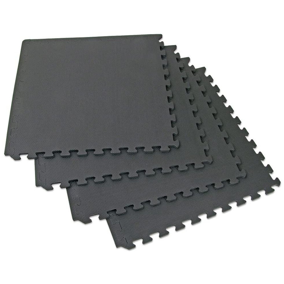66fit Interlocking Mats x 4pcs - Home Gym Garage Floor Yoga Fitness Exercise 