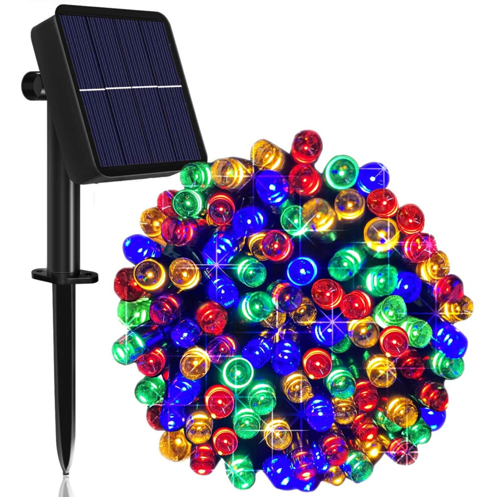 Solar String Lights Outdoor, 65ft 200 LED Solar Garden Fairy Lights Waterproof 8 Modes Solar Powered Decorative Lights for Patio, Garden, Yard, Tree,