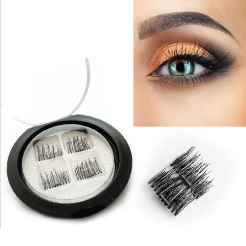 Thin 0.2mm Magnetic Eye Lashes 3D Mink Reusable False Magnet Eyelashes Extension