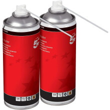 5 Star HFC Air Duster (Pack of 2), Red