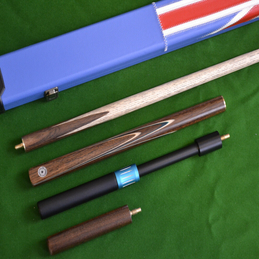 Handmade 4 Piece Snooker Cue Complete Set Comes with Great Britain Leather Case