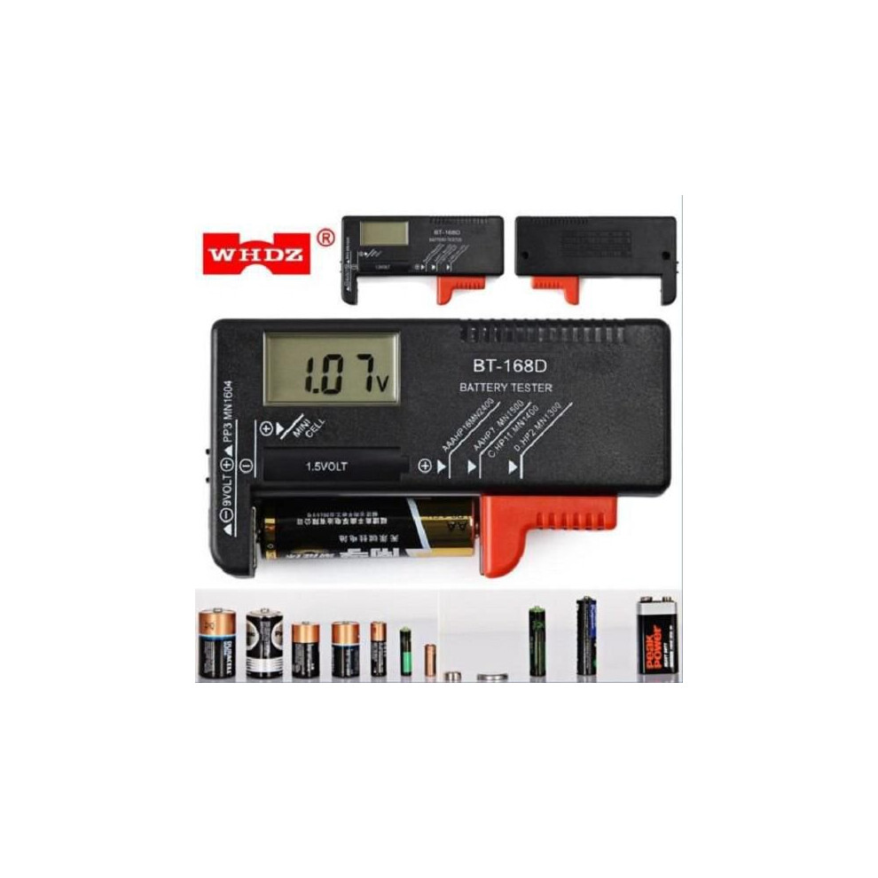 Universal Battery Tester LCD Digital Display for AAA/AA/C/D 1.5V-9V