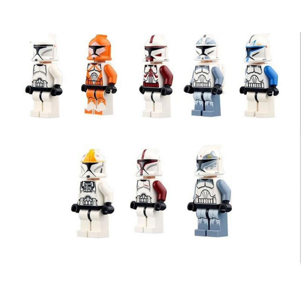 8PCS Star wars CloneTrooper figure Building Blocks Kids Toys