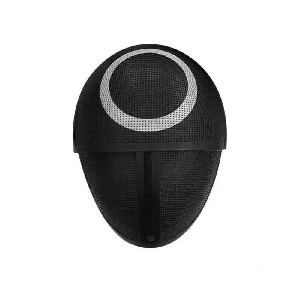Squid Game (Round) Mask | Halloween Costume Accessory Black