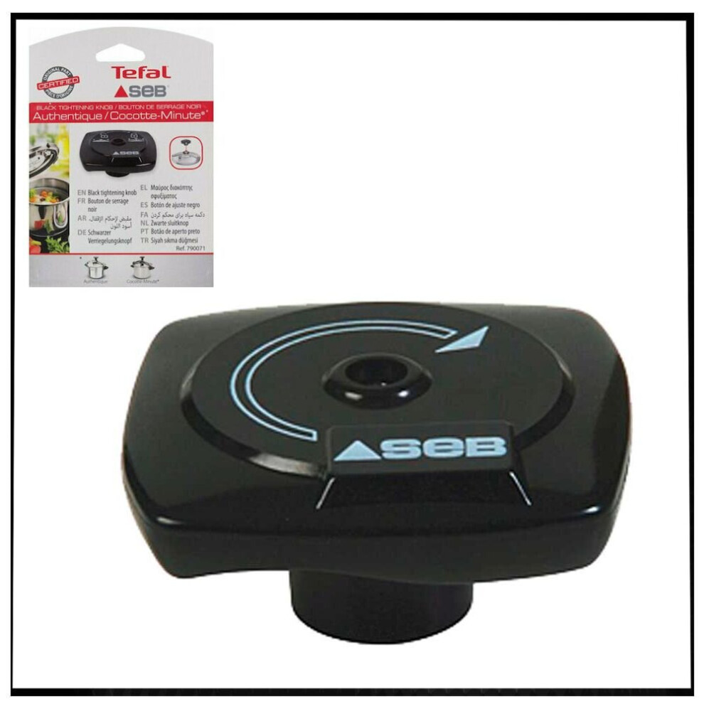 Tefal Genuine Seb Cocotte-Minute 8000 Pressure Cooker Knob Black