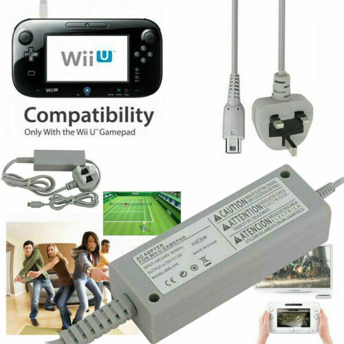 For Wii U Console Gamepad Power Supply Charging Adapter