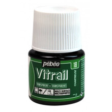 Pintura Vitral - Pébéo - Chartreuse - 45ml - Transparente - Brilhante