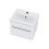 NES Home Nanuya 500mm Wall Hung 1 Drawer Basin Vanity Unit White 5