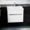 NES Home Nanuya 500mm Wall Hung 1 Drawer Basin Vanity Unit White 2