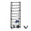 GEEZY GEEZY Shoe Rack 10 Tier Stackable Storage Rack Black Organiser Shelf Unit Space Saving 4