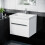 NES Home Nanuya 500mm Wall Hung 1 Drawer Basin Vanity Unit White 1