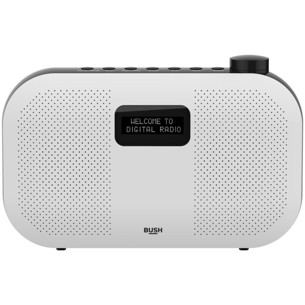 Bush Stereo DAB Radio - White