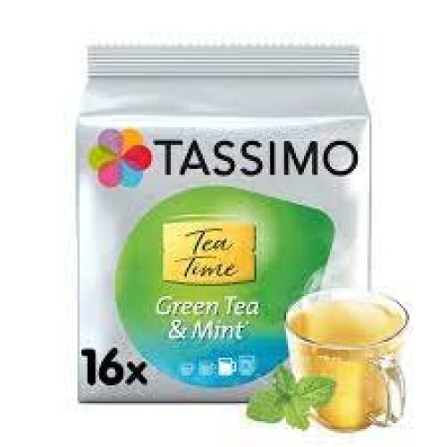 Tassimo Tassimo T Discs Green Tea and Mint (Pack of 5, 80 Drinks) 1