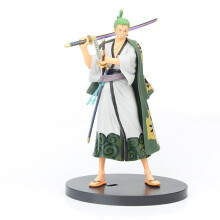 (Roronoa Zoro) One Piece Figure Luffy Sanji Roronoa Zoro Usopp Nami Anime Model Gift Children