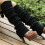 (Black) Knitted Solid Crochet Leg Warmers Socks 1