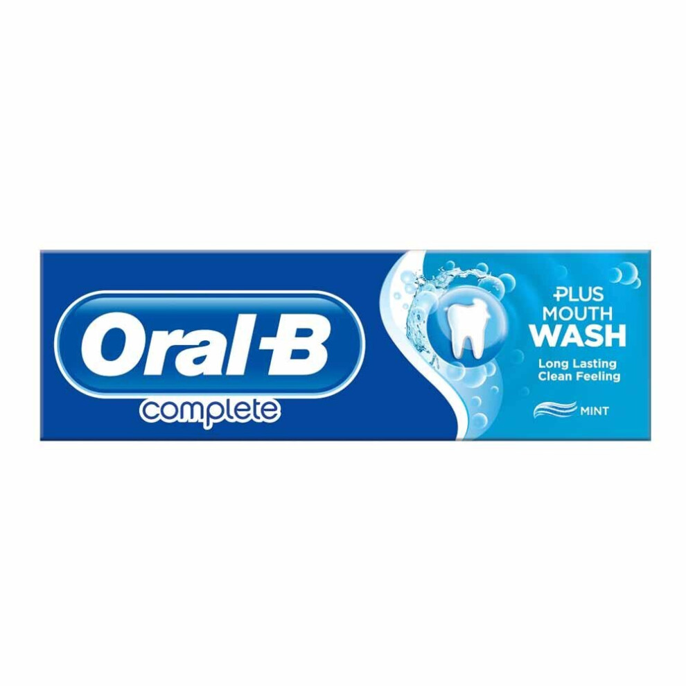 Oral-B Complete Toothpaste PLUS Mouth Wash, Mint, 75 ml