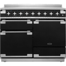 RANGEMASTER Elise 110 Electric Induction Range Cooker - Black & Chrome, Black