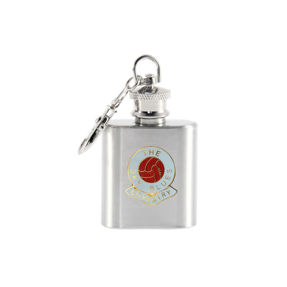 Coventry City football club 1oz keyring hip flask